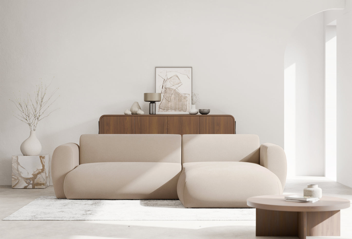 Dīvāns Emil 74/262/156 cm Storm 02