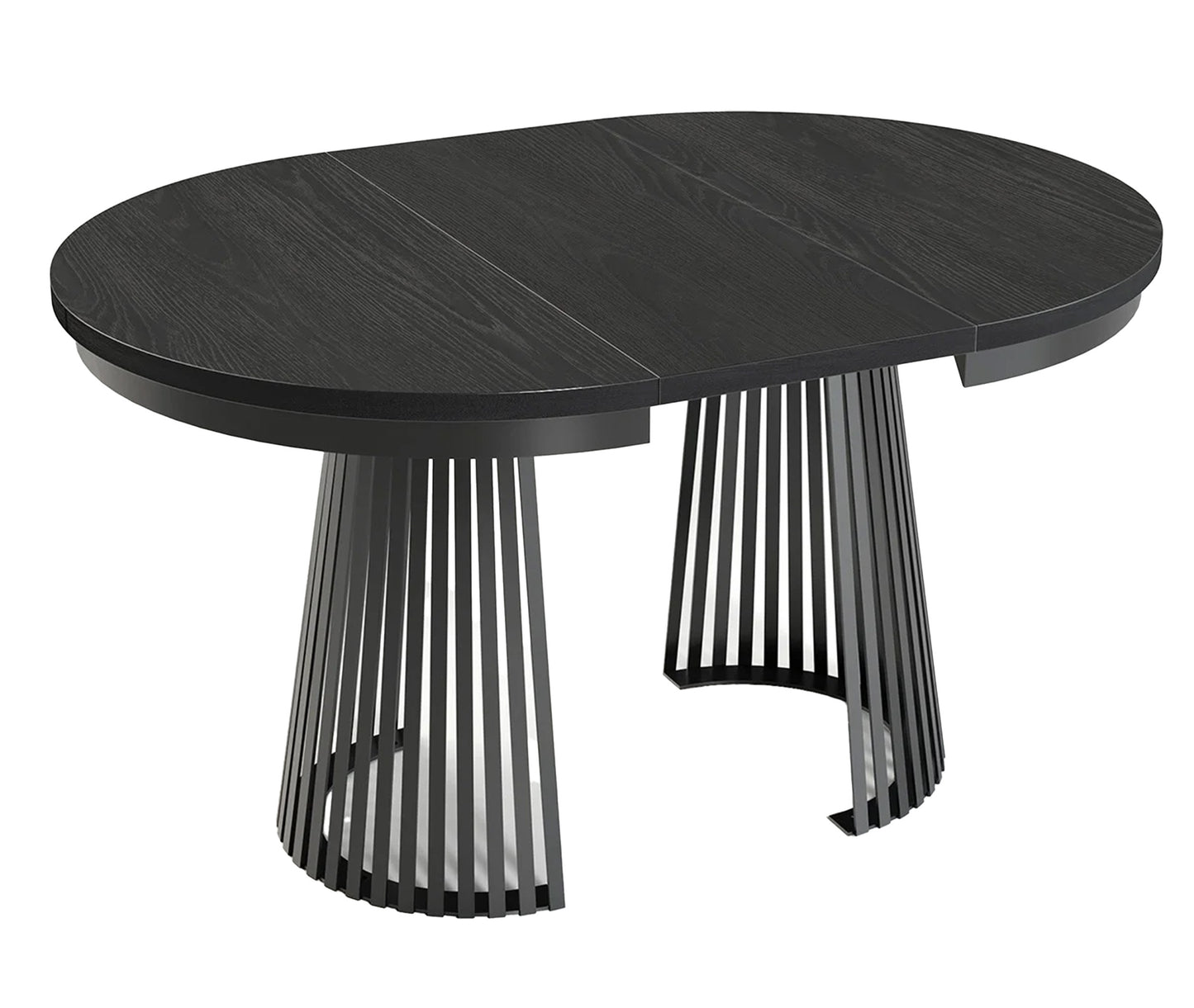 Galds Garid 76/100-180/100 cm melns - N1 Home