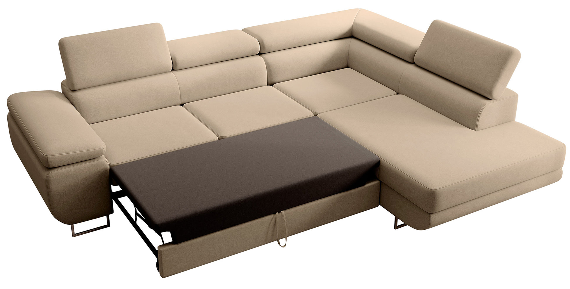 Dīvāns Steva 90/275/203 cm Castel 15 - N1 Home