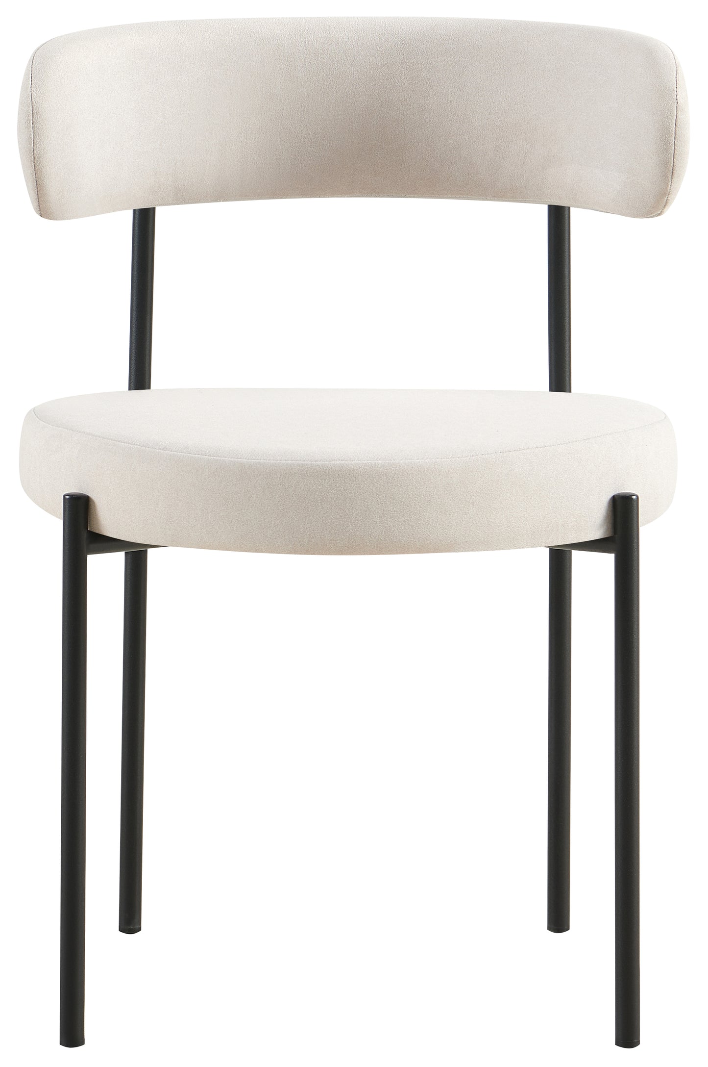 Krēsls Femisa 77/50/55 cm gaiši bēšs/melns - N1 Home