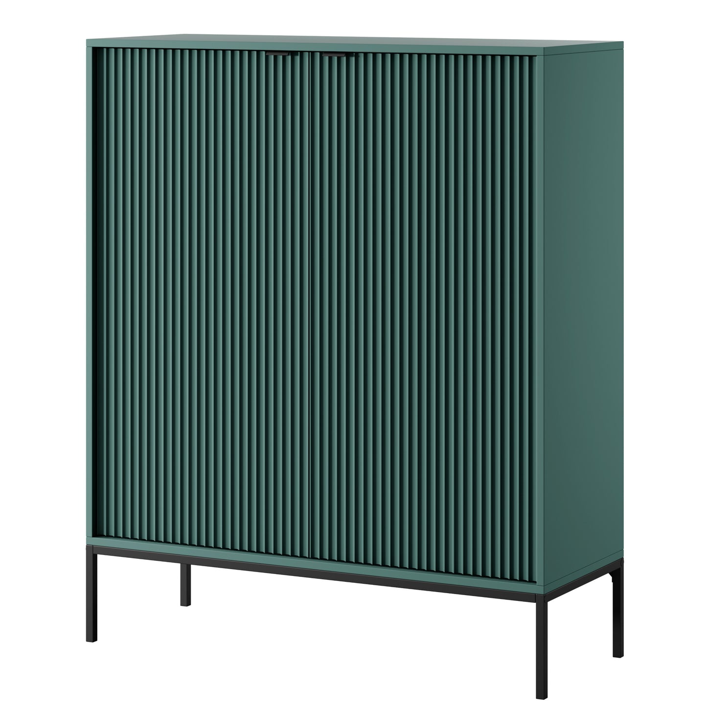 Kumode NV 104/125/39 cm olīves/melns - N1 Home