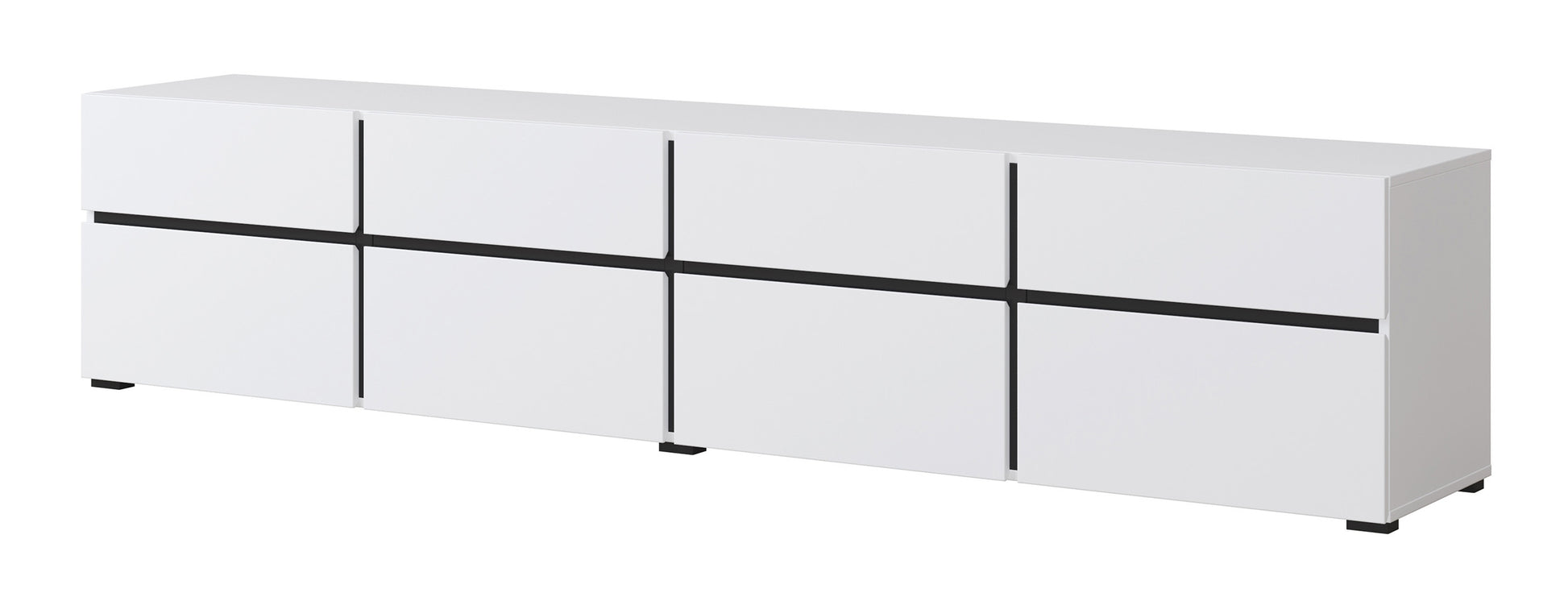 Kumode Kruzat 48/224/40 cm balts - N1 Home