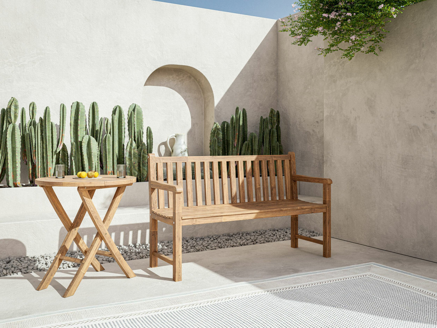 Galds Matie 74/70 cm tīkkoks - N1 Home