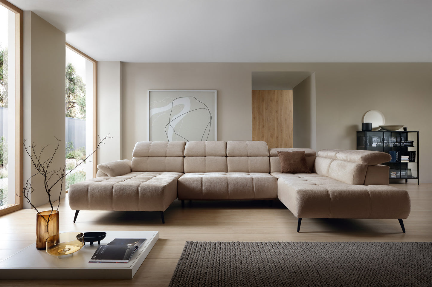 Dīvāns Matio U 98/375/208 cm Aphrodite 03