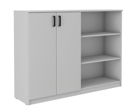 Biroja kumode Stun 117/160/44 cm  pelēks - N1 Home