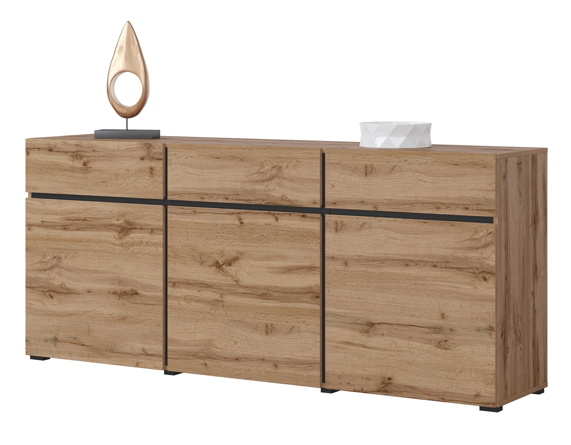 Kumode Kruzat 180/78/40 cm Votan ozols - N1 Home