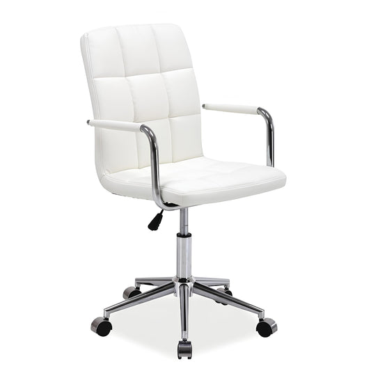 Krēsls Fils eko āda 87/51/40 cm balts - N1 Home