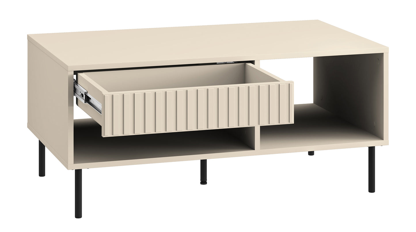 Kafijas galds Galeto 48/100/60 cm bēšs - N1 Home