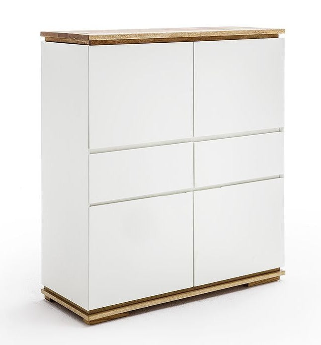 Kumode Brido 102/115/40 cm balts - N1 Home