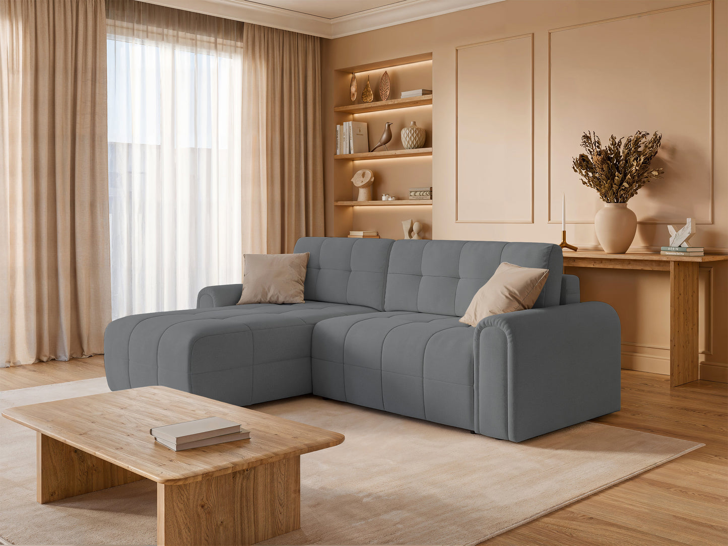 Dīvāns Simol 268/94/180 cm Storm 70 - N1 Home