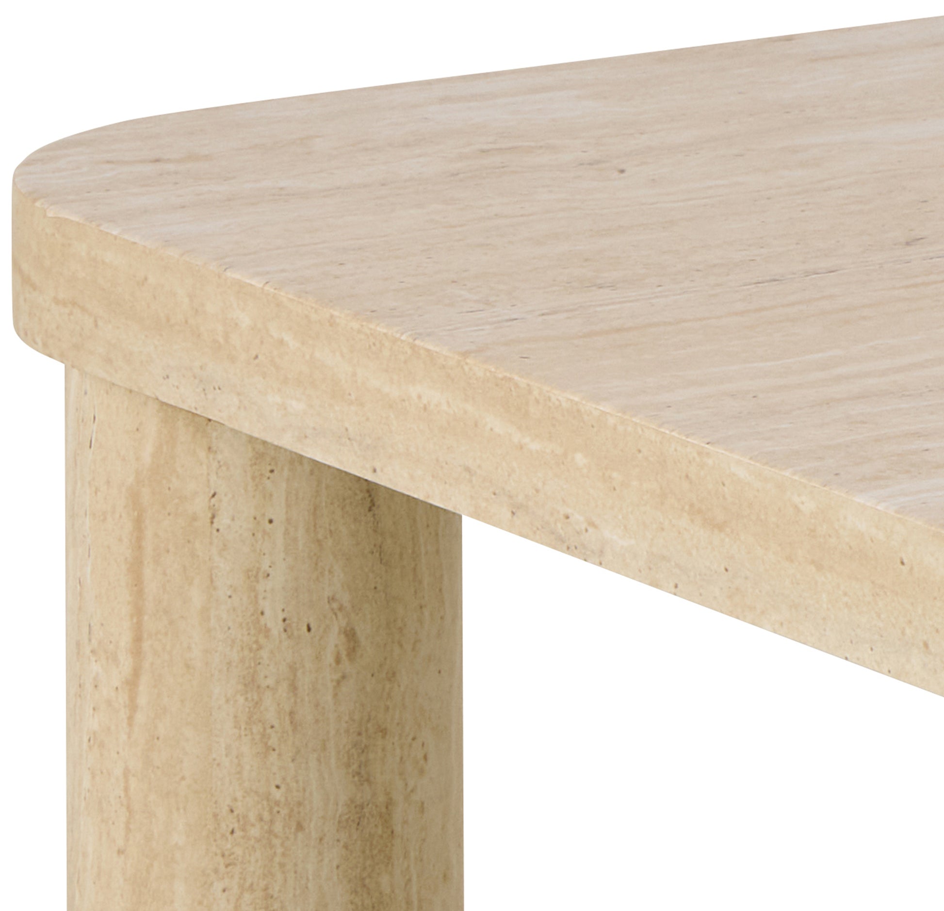 Kafijas galds Soretto 60/60/36 cm Travertīns - N1 Home