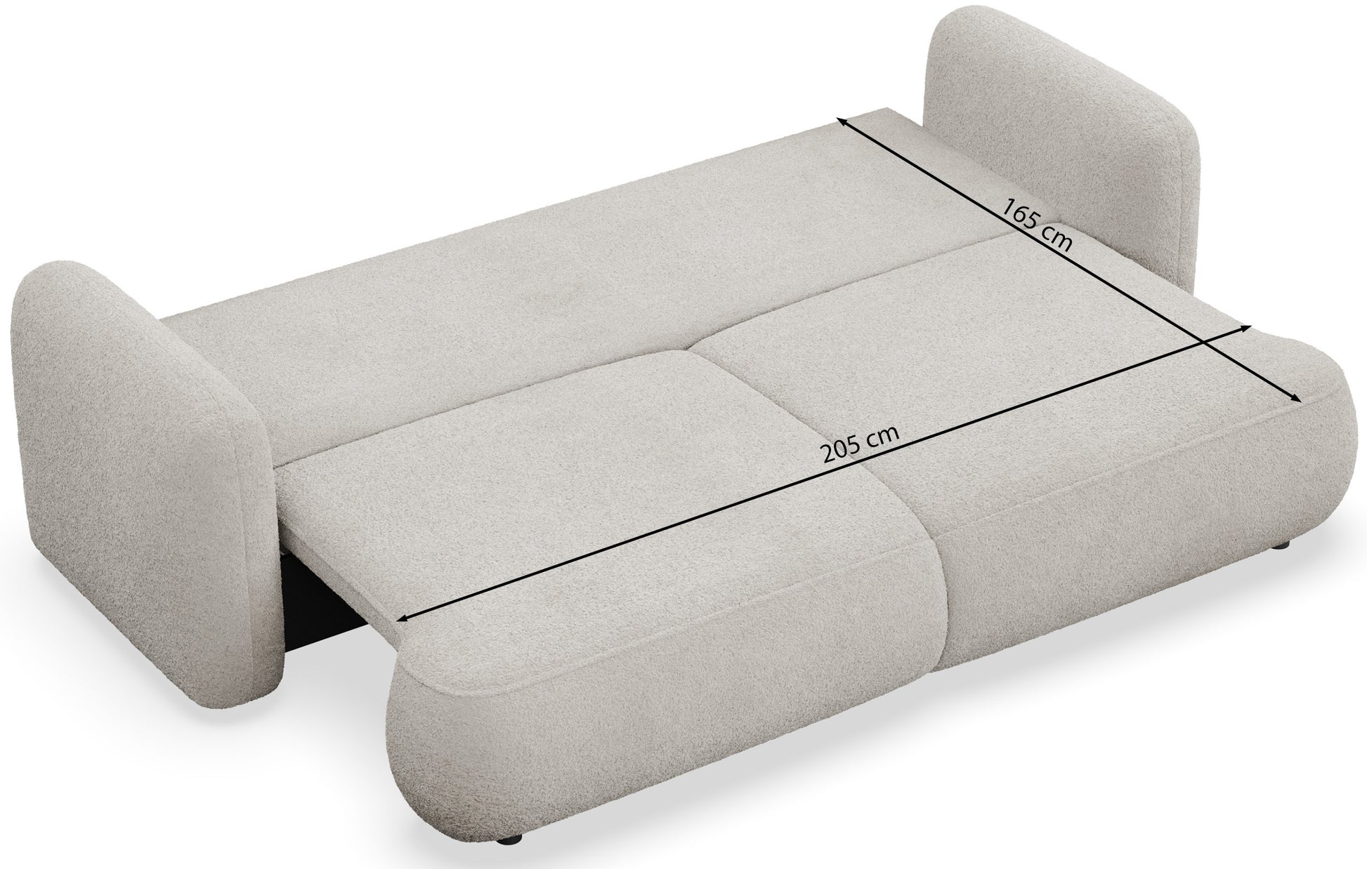 Dīvāns Tvors 82/253/110 cm Flow 24 - N1 Home