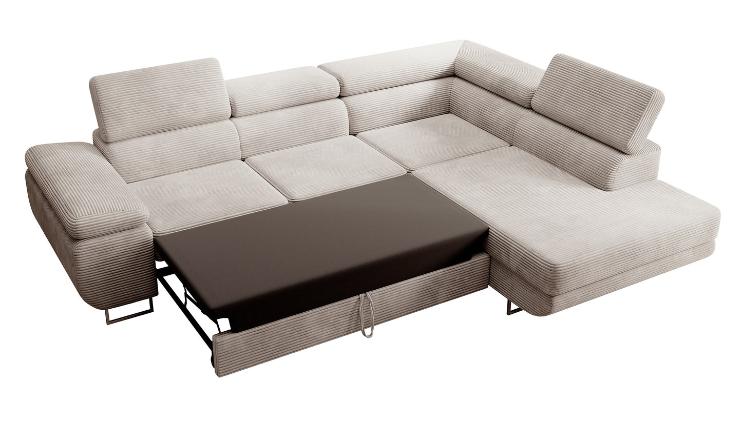 Dīvāns Steva 90/275/203 cm Poso 100 - N1 Home