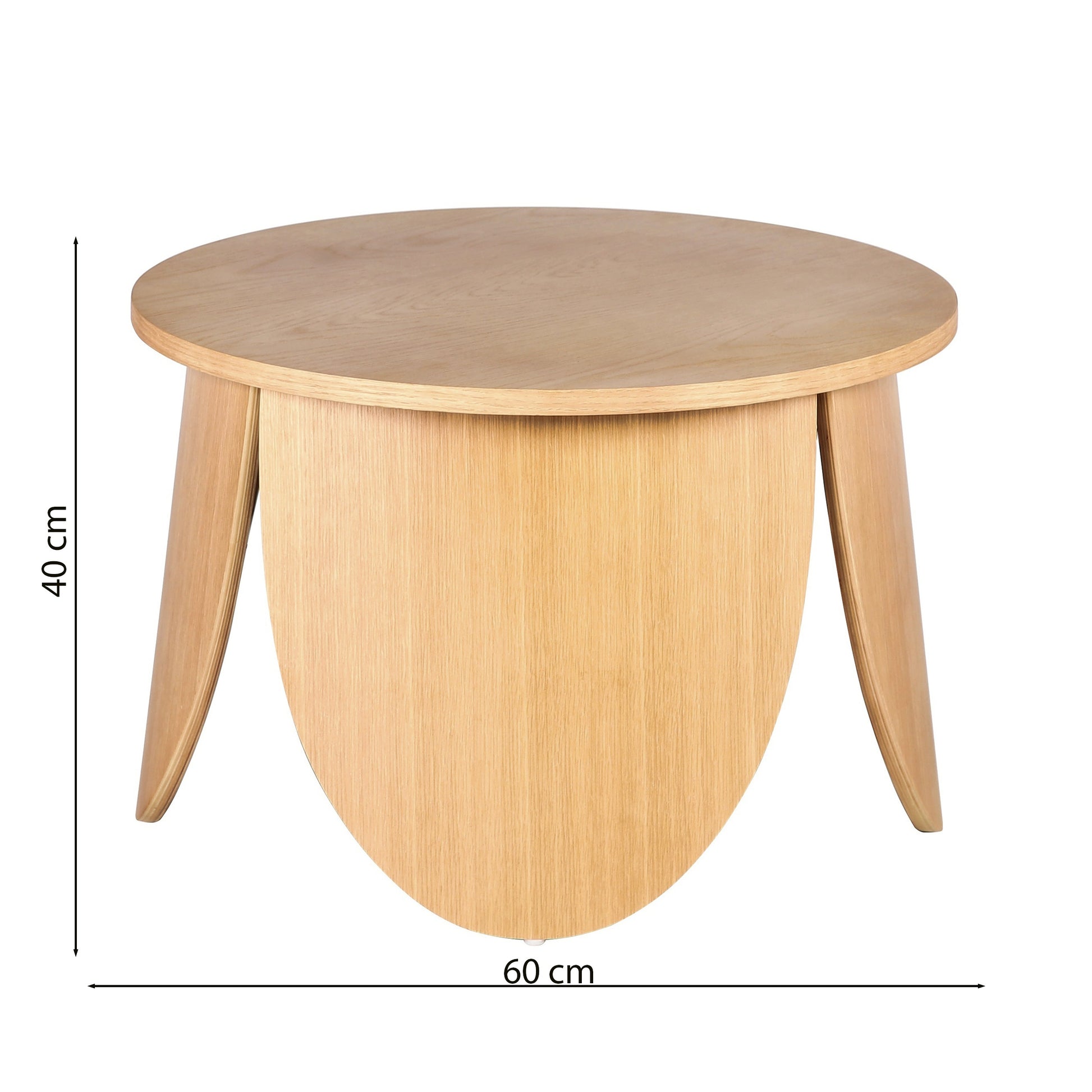 Kafijas galdiņš Vivia 40/60/60 cm ozols - N1 Home