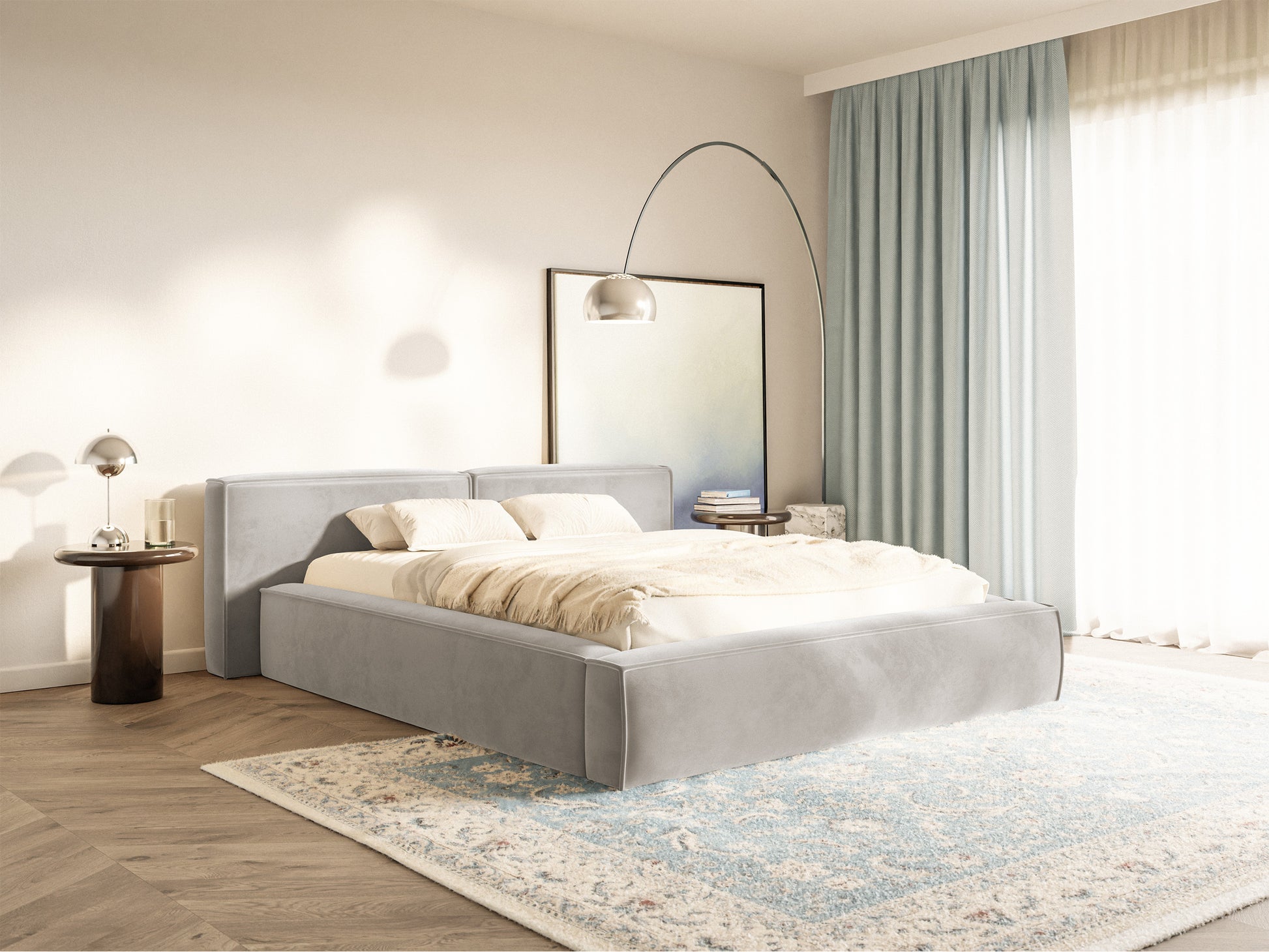 Gulta Tilas low 140/160/180/200x200 cm Bluvel 30 - N1 Home