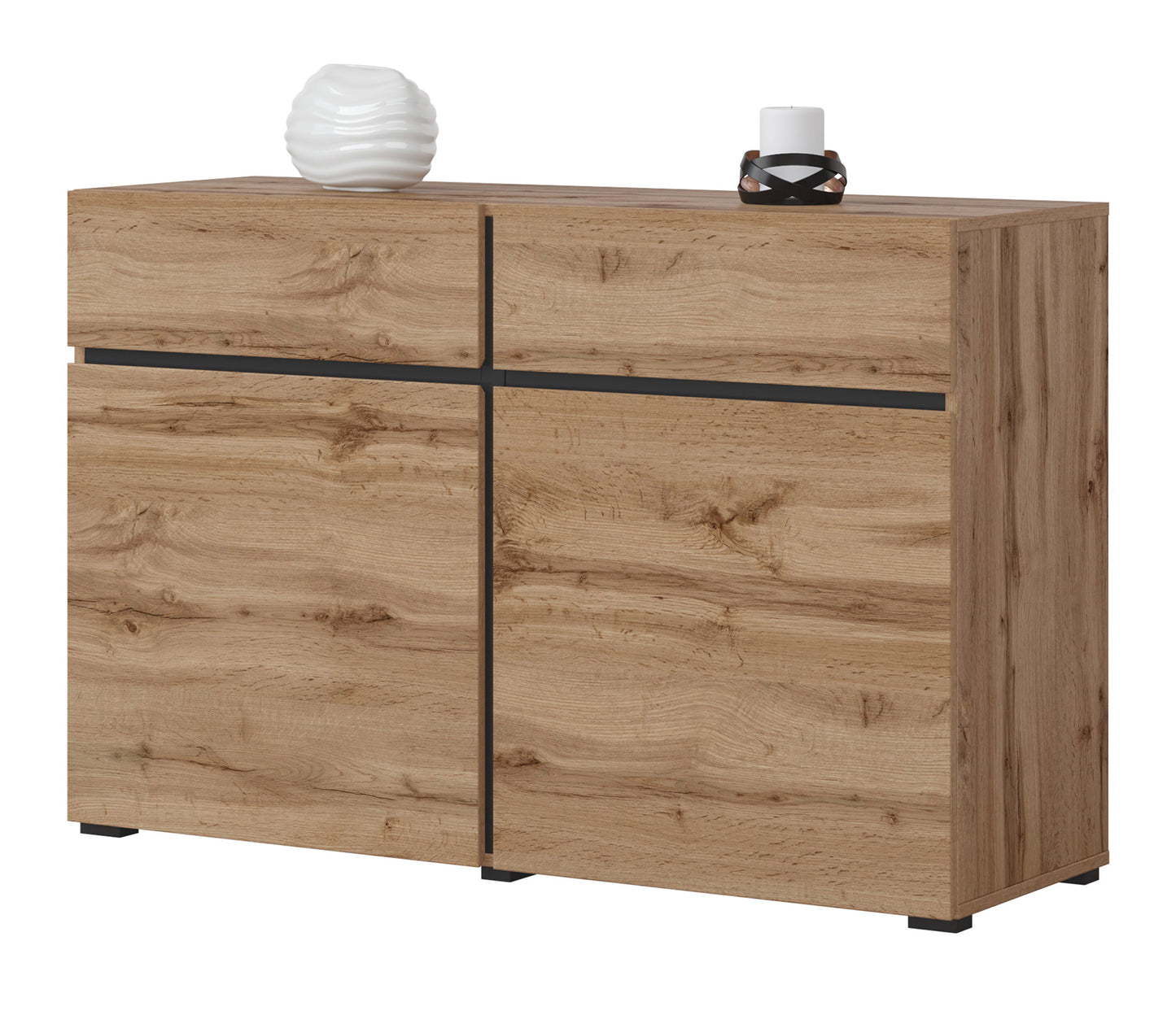 Kumode Kruzat 119/78/40 cm Votan ozols - N1 Home