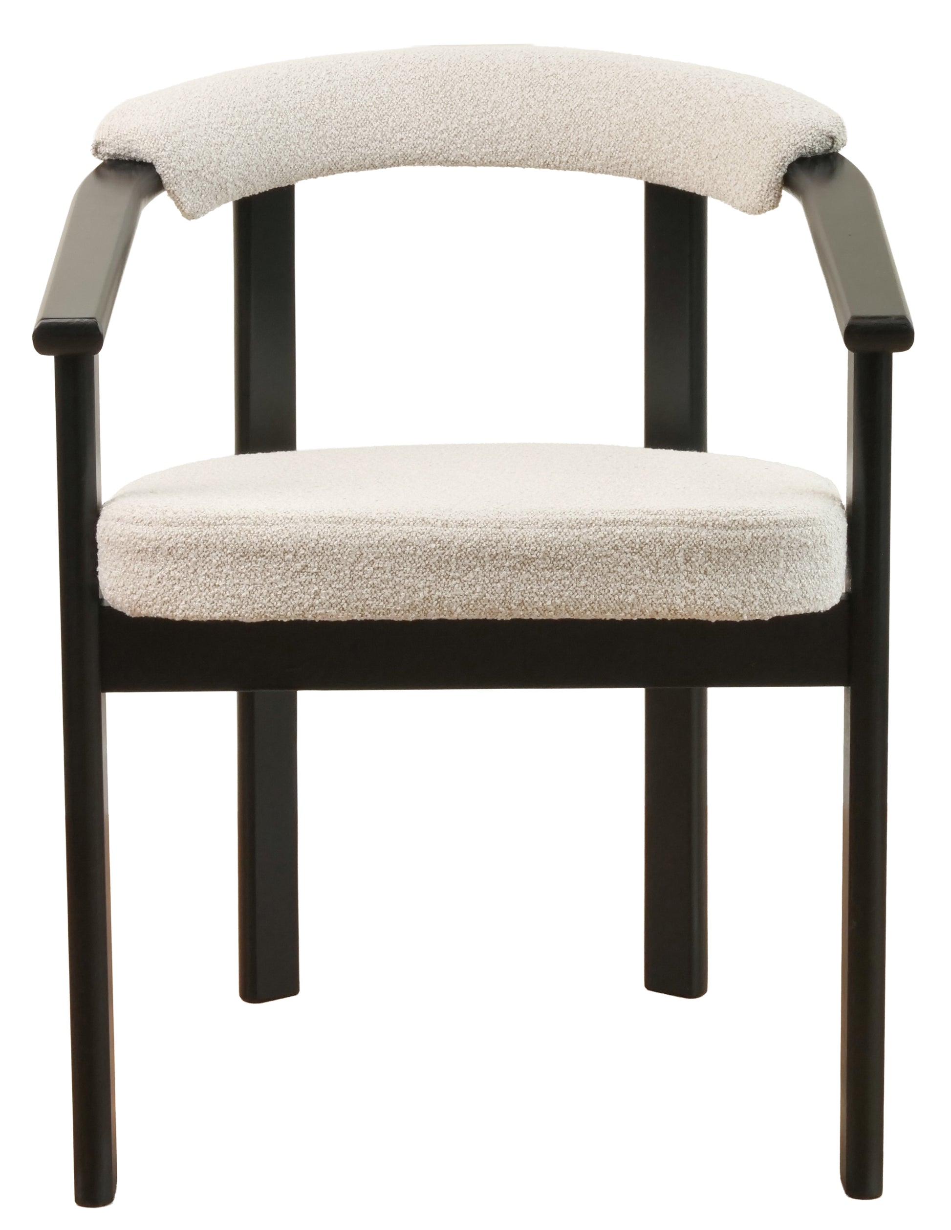 Krēsls Finis 73/56/55 cm melns/bēšs buklē - N1 Home