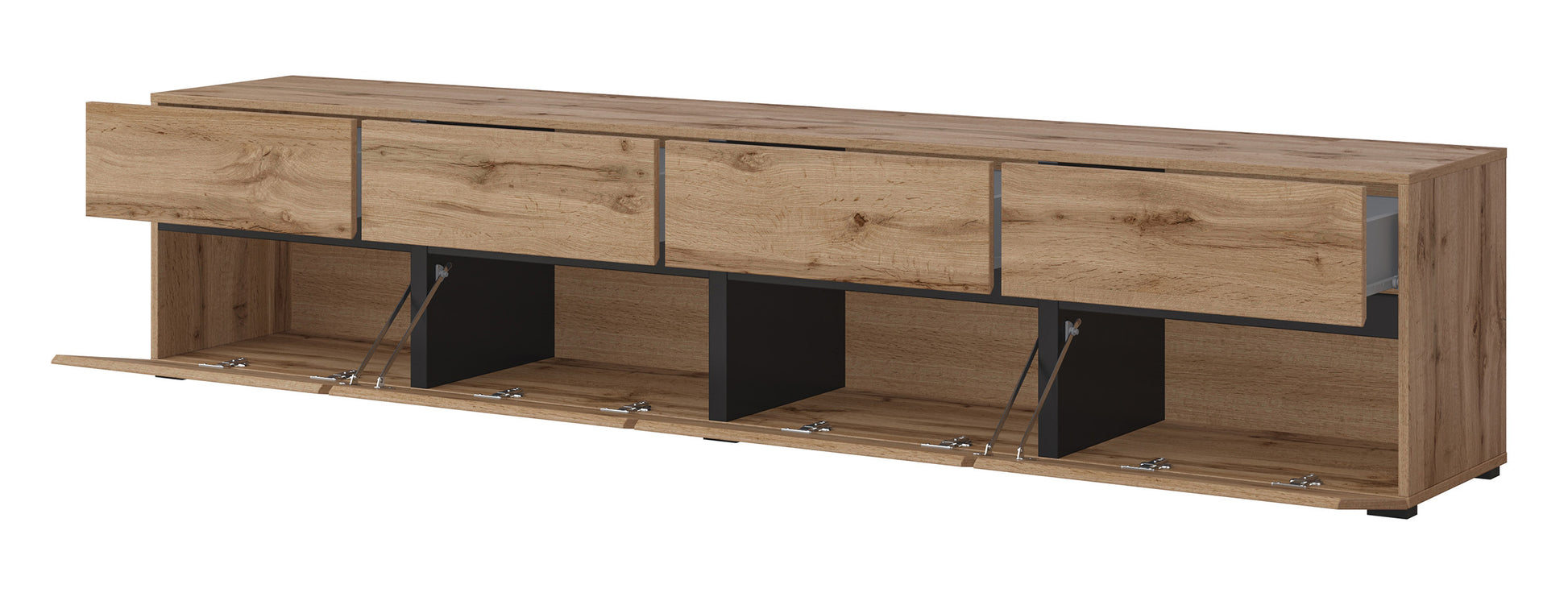 Kumode Kruzat 48/224/40 cm Votan ozols - N1 Home