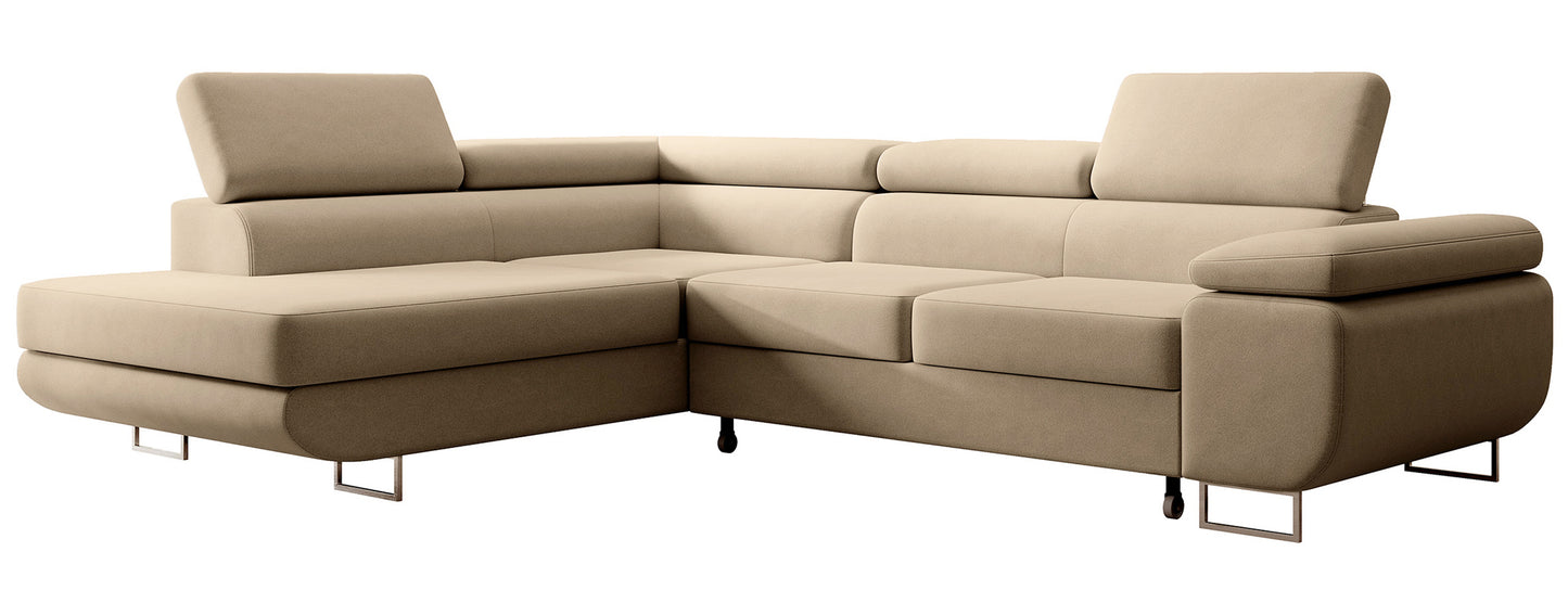 Dīvāns Steva 90/275/203 cm Castel 15 - N1 Home