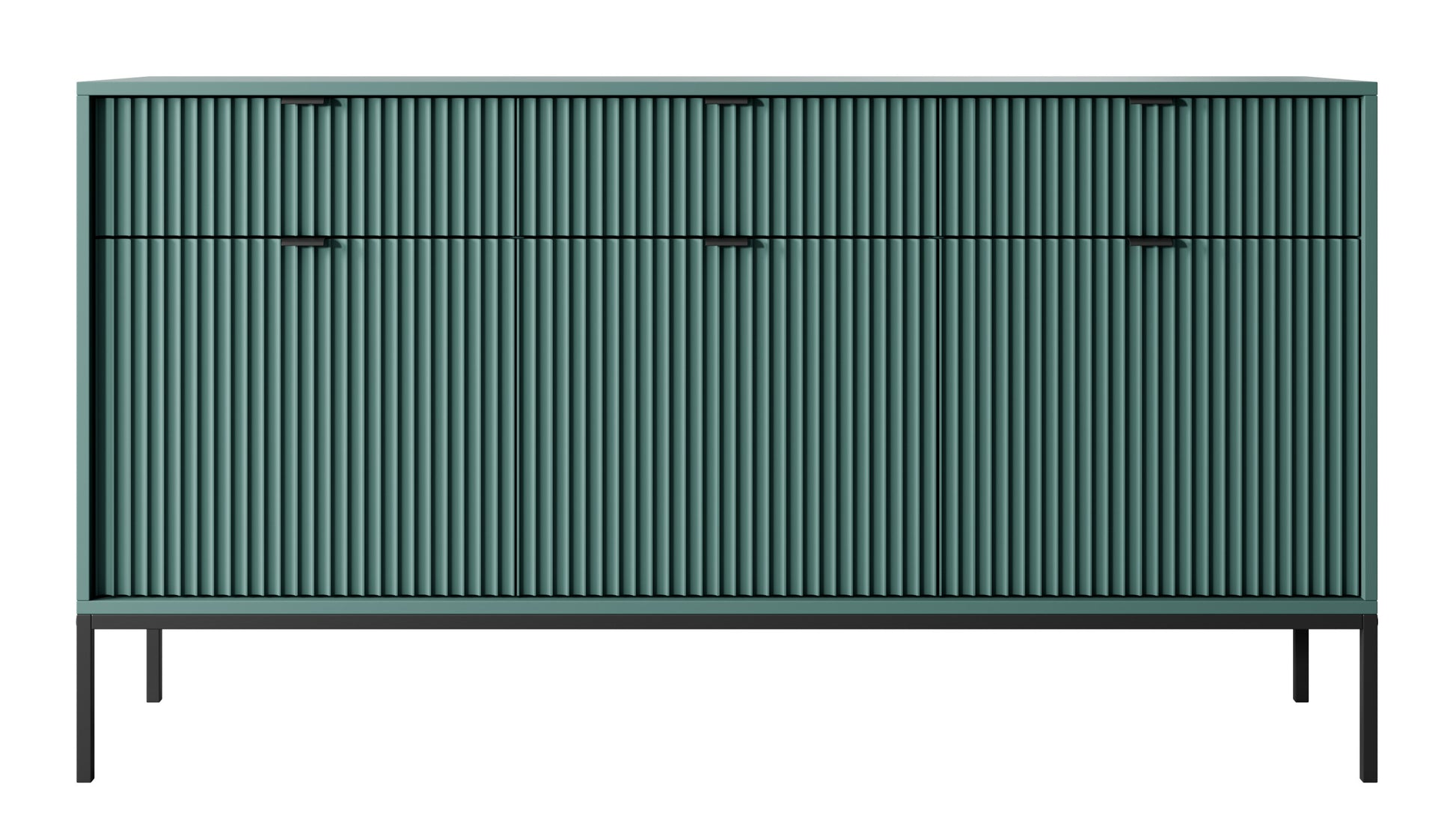 Kumode NV 154/83/39 cm olīves/melns - N1 Home