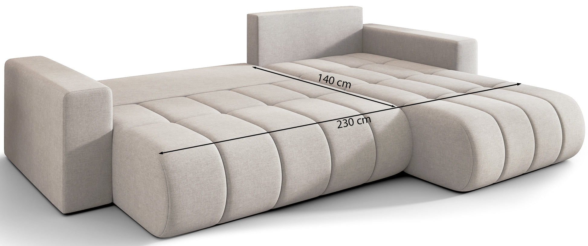 Dīvāns Milods 280/85/185 cm Wind 90 - N1 Home