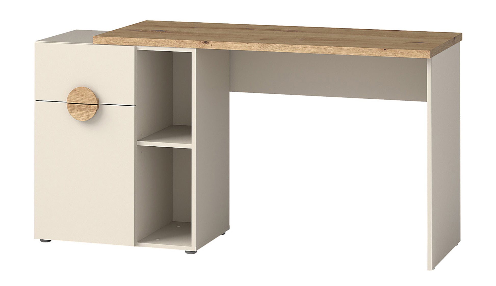 Rakstāmgalds Mdod 170x54x79 cm bēšs/artisan ozols - N1 Home