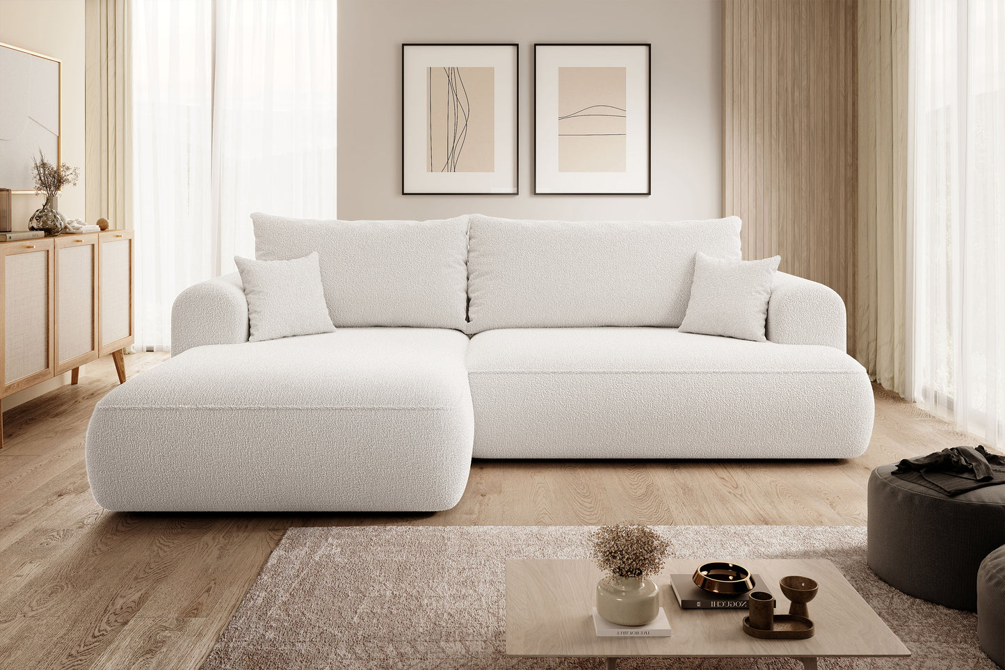 Dīvāns Ovors 260/93/165 cm Abriamo 4 - N1 Home