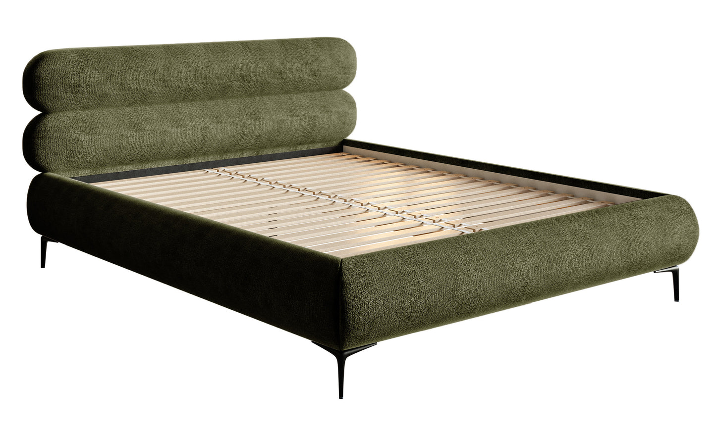 Gulta  Loure 140/160/180x200 cm Perfect Harmony 39/melns kājas - N1 Home