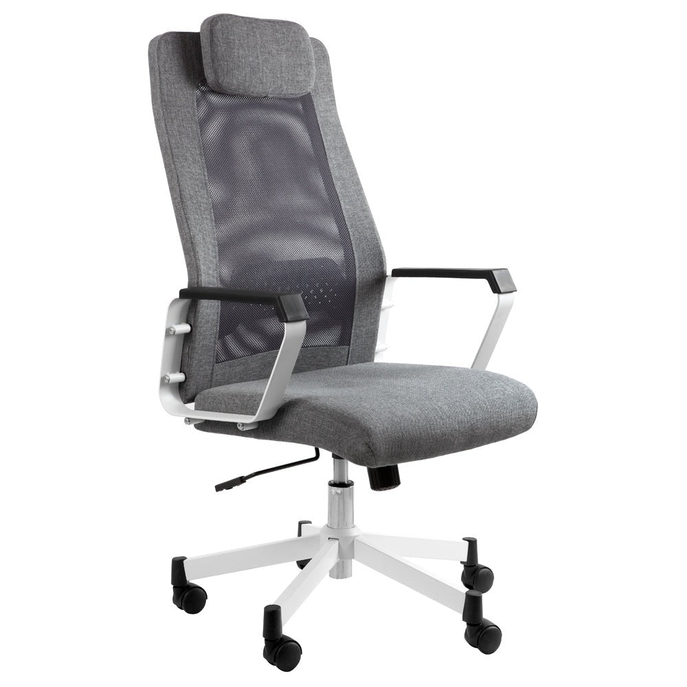 Krēsls GF 109/58/60 cm pelēks/hroms - N1 Home