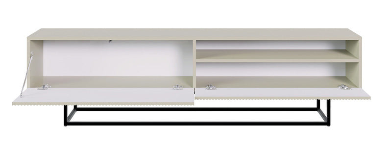 TV skapis Velda A 175/46/31 cm bēšs/melns