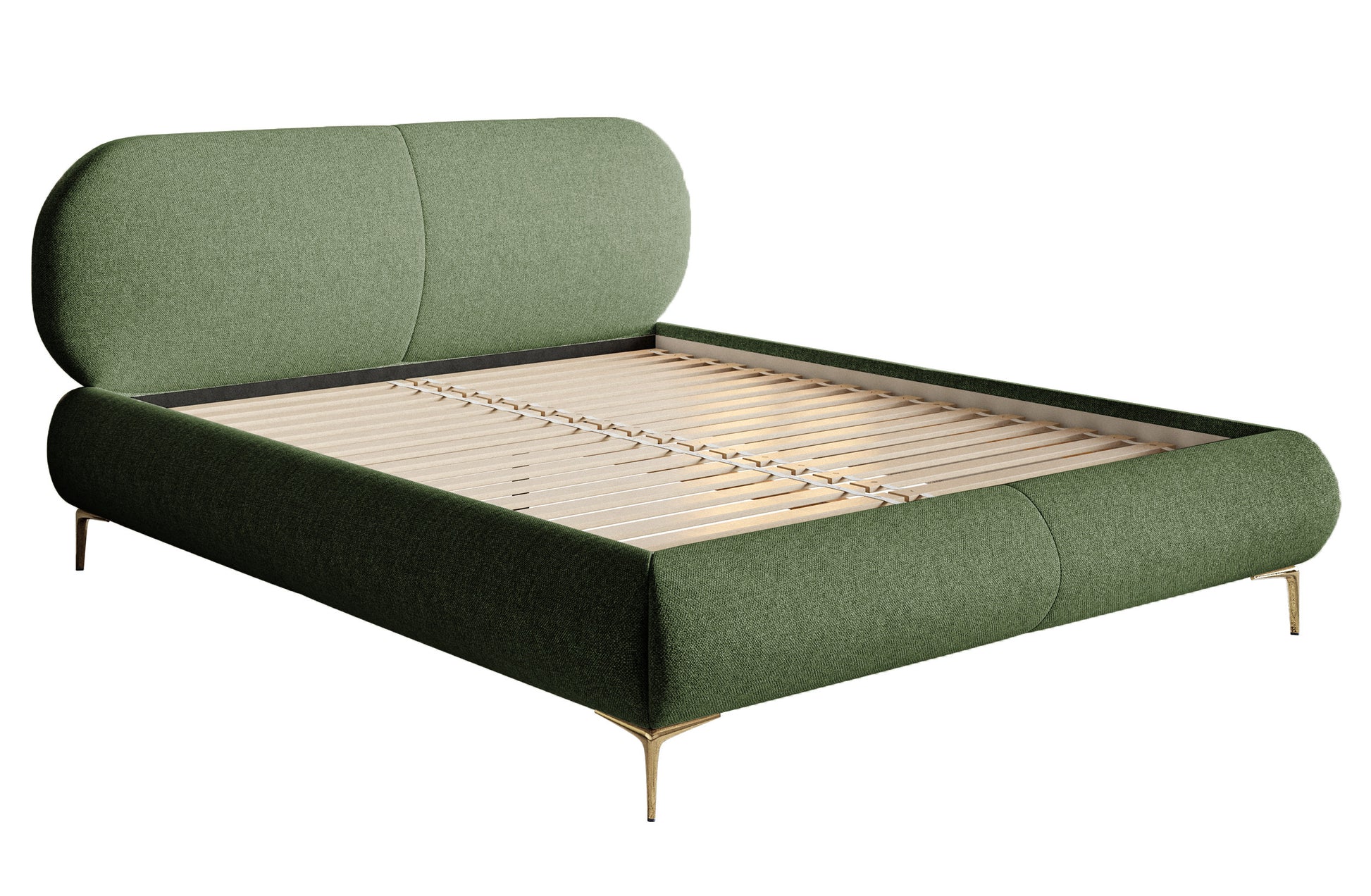 Gulta Valeo 140/160/180x 200 cm Toronto 13 (Lech), zelta kājas - N1 Home