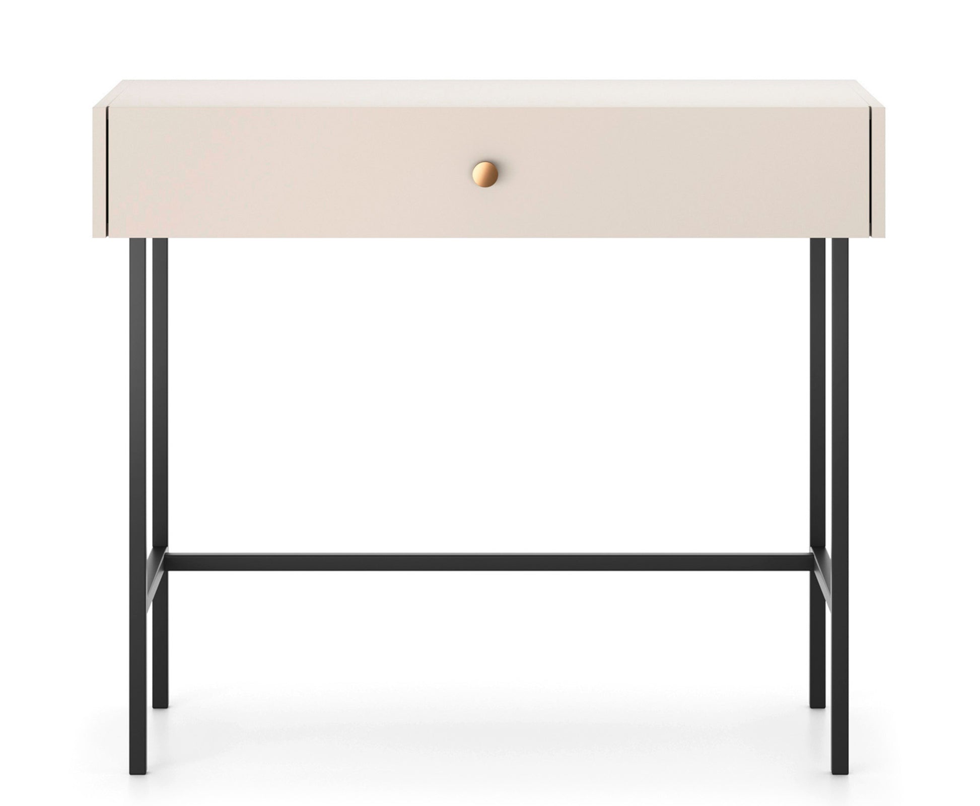 RENOS Tualetes galdiņš ar atvilktni, 93 cm, pelēks bēšs - N1 Home