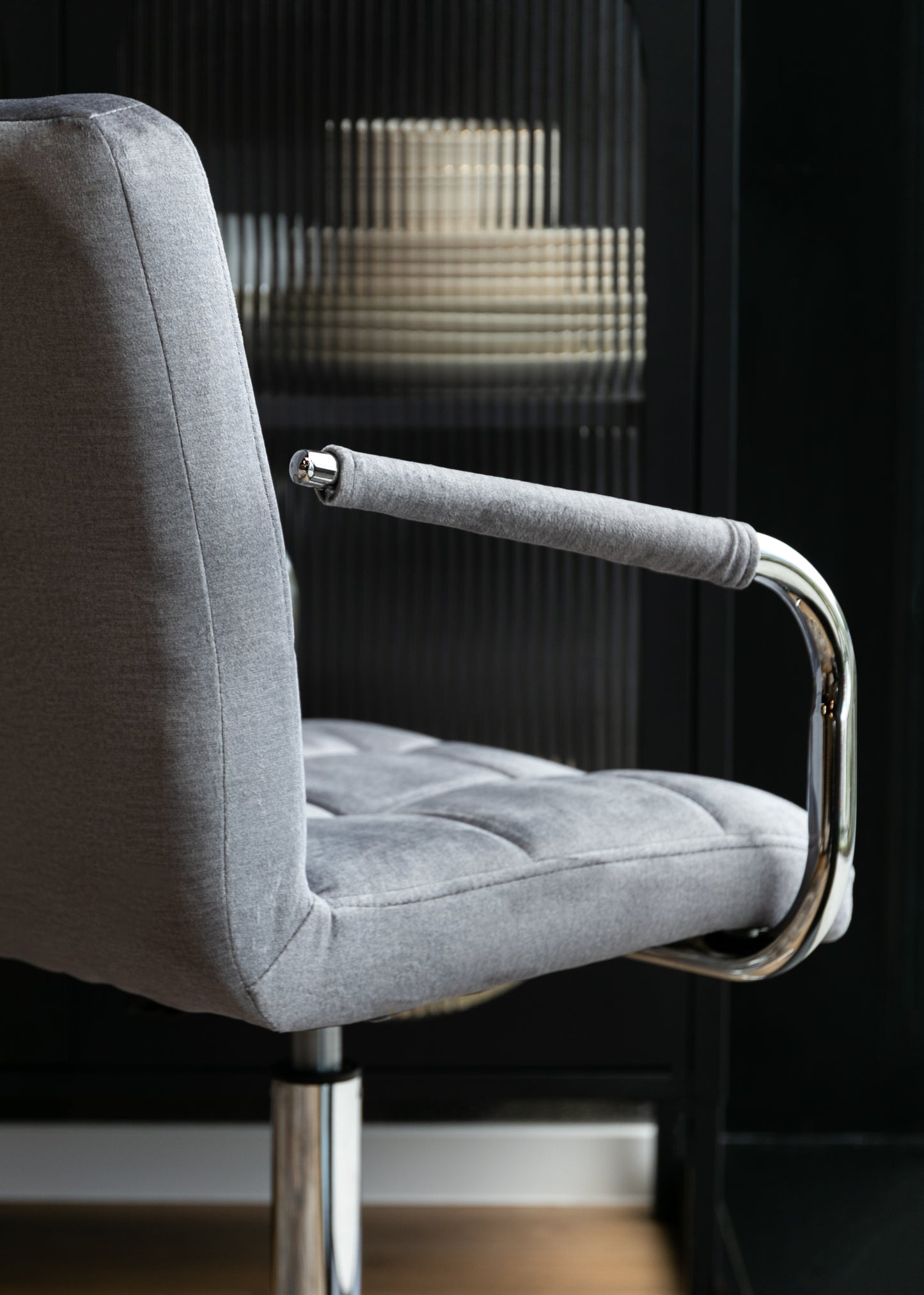 Krēsls Setr 82/43/37 cm pelēks - N1 Home