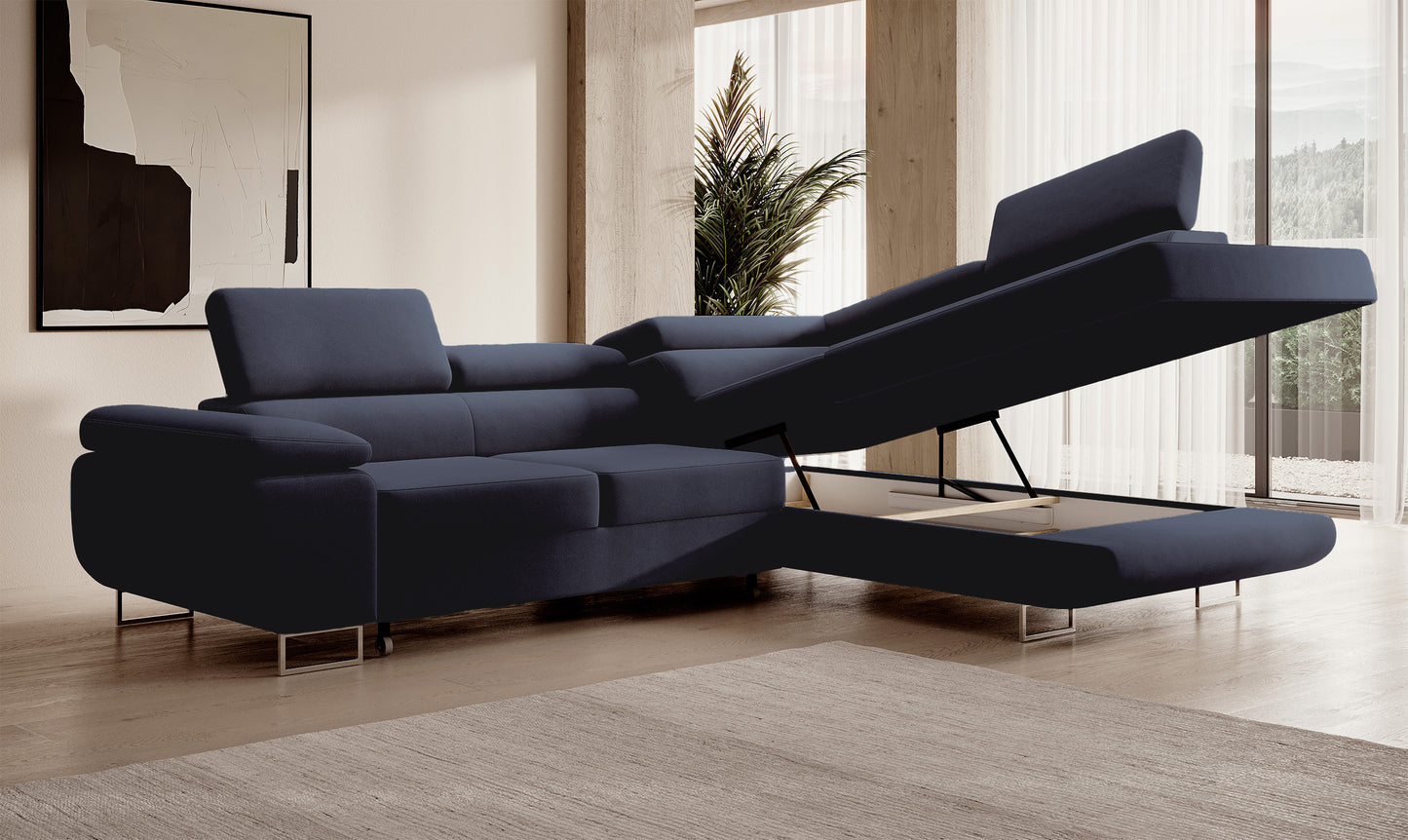 Dīvāns Steva 90/275/203 cm Castel 79 - N1 Home