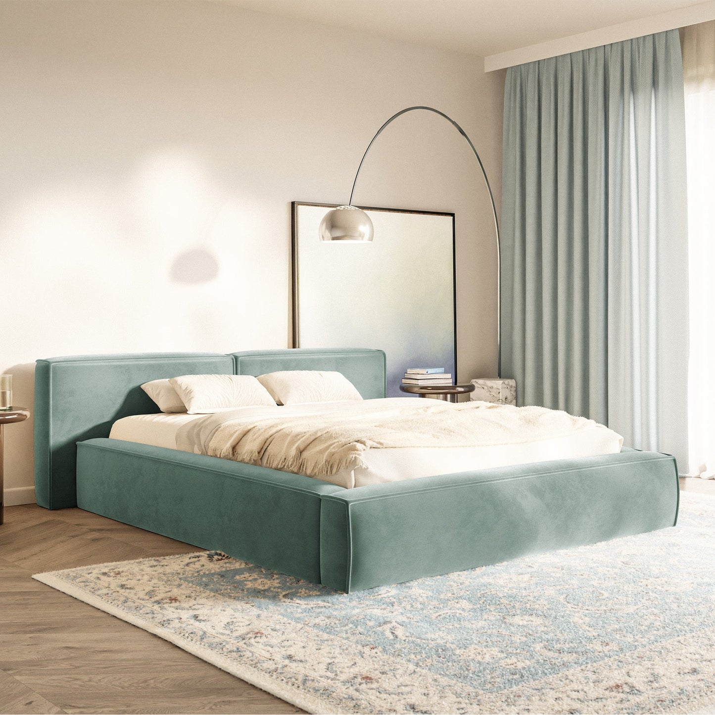 Gulta Tilas low 140/160/180/200x200 cm Bluvel 74 - N1 Home