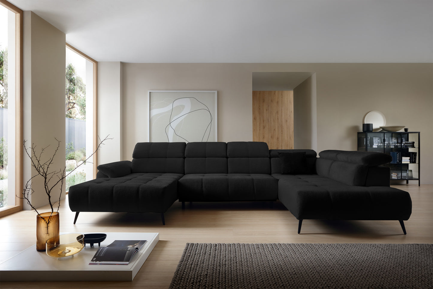 Dīvāns Matio U 98/375/208 cm Aphrodite 23