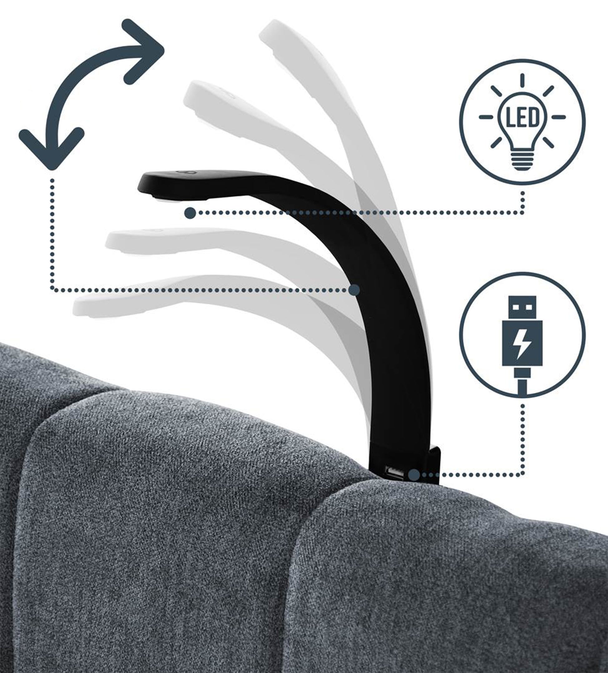 NUNA Kontinentālā gulta 140/160/180x200 cm ar matraci, glabātuvi un LED apgaismojumu, tumši zils samts - N1 Home