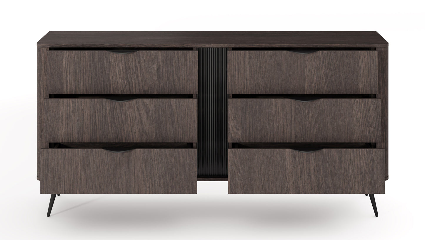 Kumode Verto 81/163/38 cm Dunin ozols - N1 Home