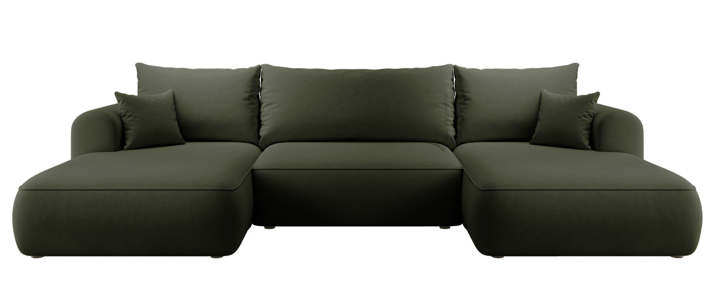 Dīvāns Ovors U 380/95/167 cm Castel 39 - N1 Home