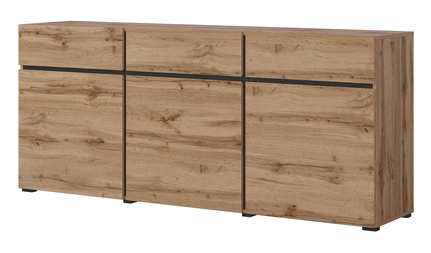 Kumode Kruzat 180/78/40 cm Votan ozols - N1 Home