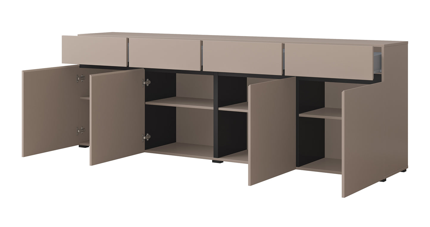 Kumode Kruzat 224/78/40 cm bēšs - N1 Home