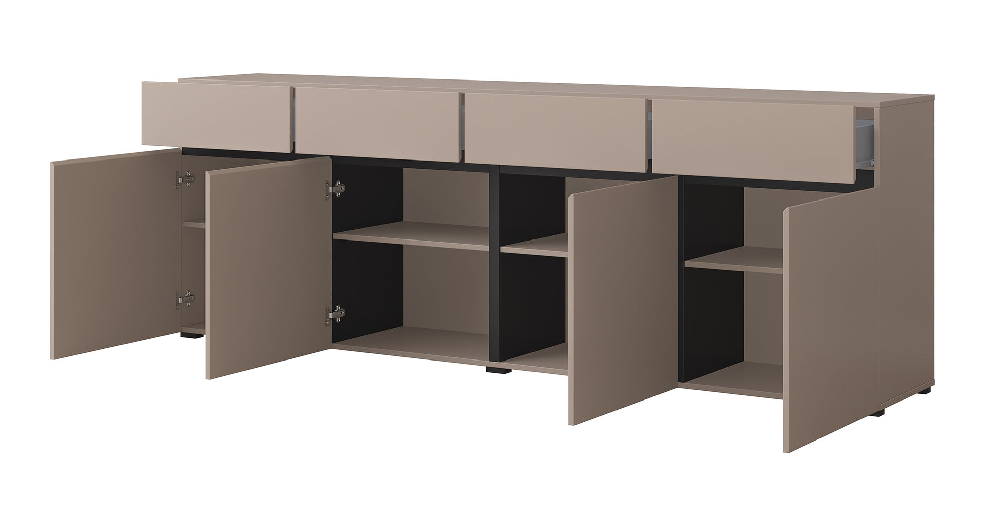 Kumode Kruzat 224/78/40 cm bēšs - N1 Home