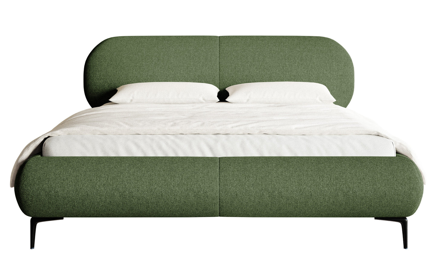 Gulta ar konteineru Valeo 140/160/180x 200 cm Toronto 13 (Lech), melnas kājas - N1 Home