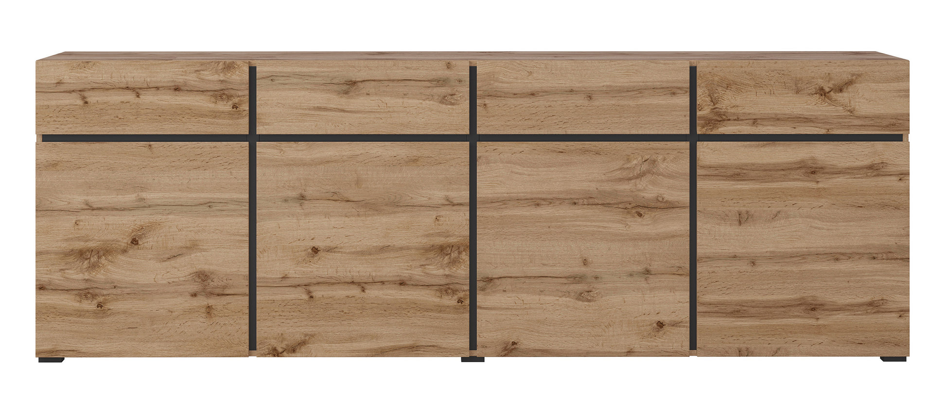 Kumode Kruzat 224/78/40 cm Votān ozols - N1 Home