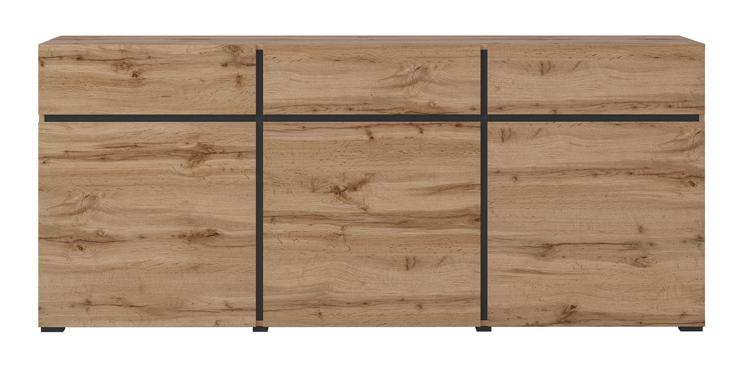 Kumode Kruzat 180/78/40 cm Votan ozols - N1 Home