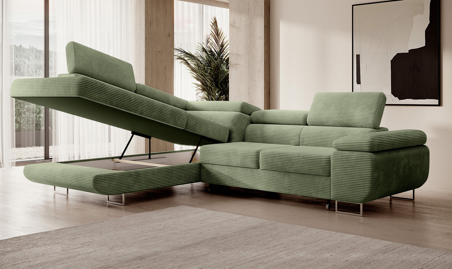 Dīvāns Steva 90/275/203 cm Poso 47 - N1 Home