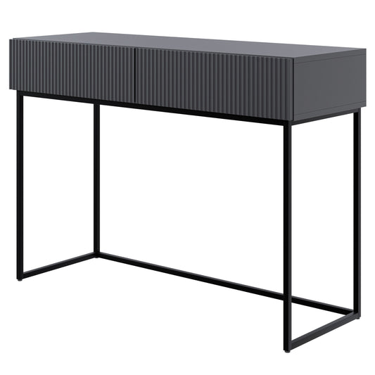Konsole Velda 110/79/40 cm melns/melns