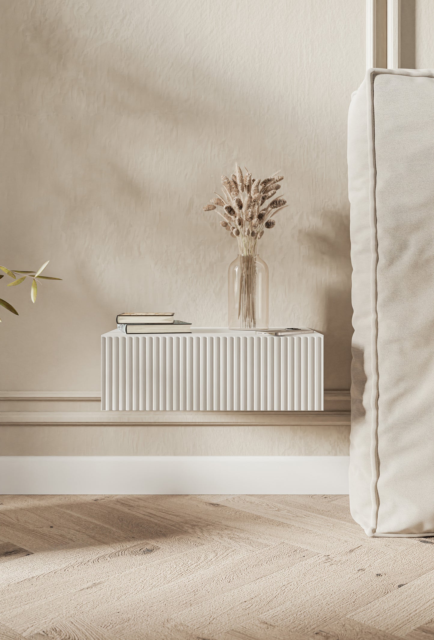 Naktsskapis Velda 50/17/35 cm balts