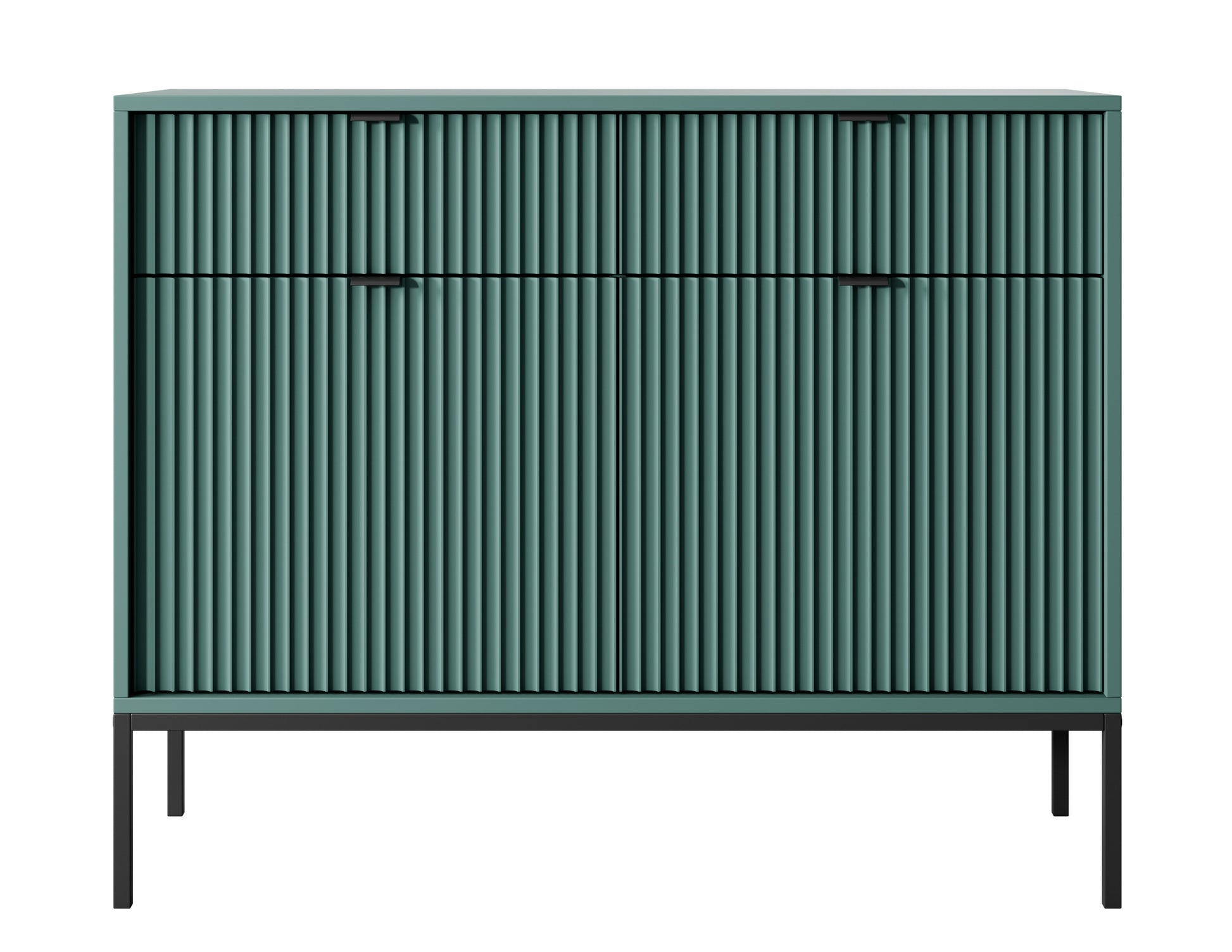 Kumode NV 104/83/39 cm olīves/melns - N1 Home