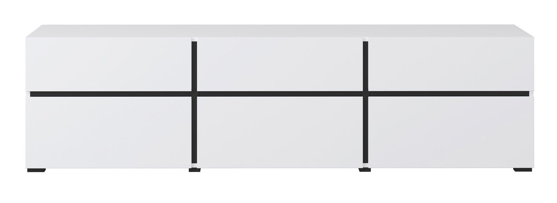 Kumode Kruzat 180/48/40 cm balts - N1 Home